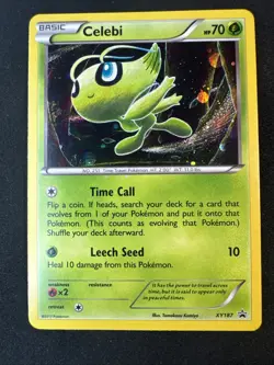 Celebi XY187 XY Holo Black Star Promo Pokemon - Image 1