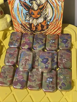 Pokemon TCG Scarlet and Violet Mini Tins 151 Count Of 17 - Image 1
