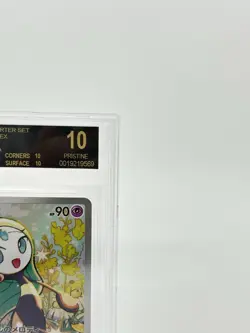 BGS 10 BLACK LABEL Pokemon Card Japanese Meloetta Art Rare 022/021 Mega Diancie - Image 3