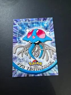 Topps Pokemon Tentacruel 43 Series 1 Card Blue Topps Trading Card Vintage - Image 1