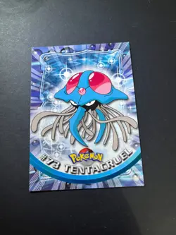Topps Pokemon Tentacruel 43 Series 1 Card Blue Topps Trading Card Vintage - Image 2