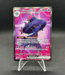 Pokemon TCG Phantasmal Flames Mismagius Ex 112/094 Special Illustration Rare - Image 1