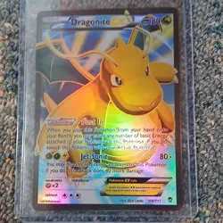 Pokemon Dragonite EX 108/111 Full Art Ultra Rare Holo XY Furious Fists Card - Image 1