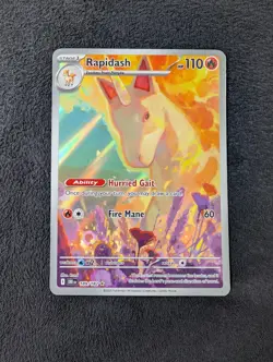 Rapidash 189/182 NM Illustration Rare SV: Destined Rivals Pokemon TCG - Image 1