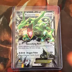 Pokemon Rayquaza EX Full Art Holo Ultra Rare Roaring Skies 75/108 170 HP - Image 1