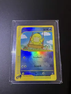 Pokemon Psyduck Aquapolis Holo Foil Trading Card 104/147 Nintendo 2002 - Image 1