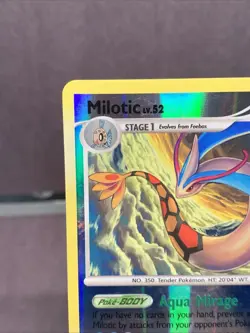 Pokemon TCG Milotic Supreme Victors Reverse Holo Rare #SH7 2009 LP - Image 2