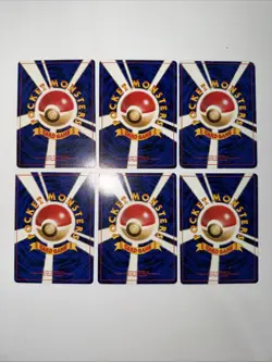(6) - 1996 Original Japanese Pokemon Base Set Basic ENERGY Cards Pocket Monsters - Image 4