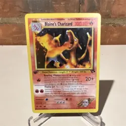 Pokemon Blaine's Charizard Gym Challenge 1st Ed Holo Rare 2/132 100HP - Image 1