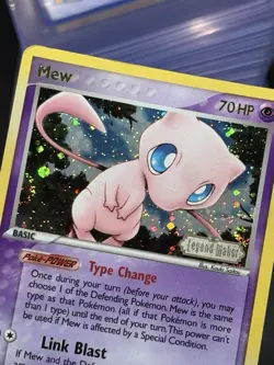 Pokemon 2006 Mew 10/92 Legend Maker Reverse Holo Card NM/LP+ Double Swirl🌀🌀 - Image 1