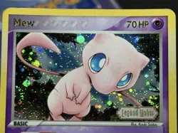 Pokemon 2006 Mew 10/92 Legend Maker Reverse Holo Card NM/LP+ Double Swirl🌀🌀 - Image 2