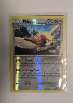 Pokemon Pidgeot TCG Flashfire Regular Rare Card 77/106 EN-DMG 2014 - Image 1