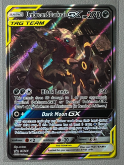 Umbreon and Darkrai GX Pokemon 2020 Black Star Promos SM241 tag Team Powers NM-M - Image 1
