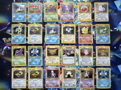 111 WOTC vintage pokemon card lot Holo Mewtwo Lapras Gyarados See Description - Image 1