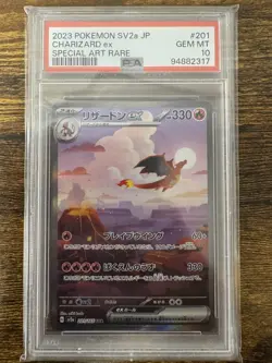 2023 Pokemon Japanese SV2a 201 Charizard ex PSA 10 94882317 Graded Pokemon Cards - Image 1
