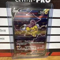 Pokemon Raikou V Ultra Rare Full Art Holo Crown Zenith GG41/70 200 HP - Image 1