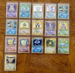 WOTC Pokemon Base Set NM- 530 Card Lot• Actual Cards Shown-Some Shadowless - Image 1