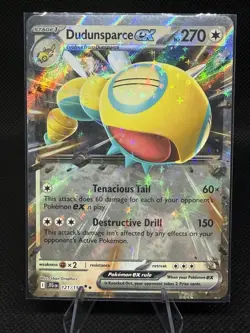 Pokemon TCG - Dudunsparce ex 121/159 - Journey Together - Double Rare - NM - Image 1