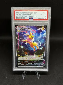 Pokemon TCG - Jolteon VMAX SWSH184 - Sword & Shield Promo - Holo Promo - PSA 8 - Image 1