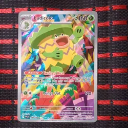 Ludicolo 095/094 Pokemon Mega Evolution Phantasmal Flames Illustration Rare NM - Image 1