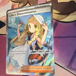 Pokemon Lillie's Determination 169/132 Me01 Ultra Rare Full Art Holo - Image 2