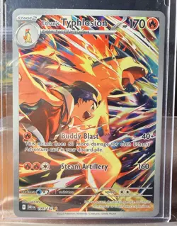 Pokemon TCG - Ethan's Typhlosion 190/182 - Illustration Rare - Destined Rivals - Image 1