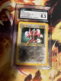 1999 Pokemon Wizards Black Star Promos Scizor #33 - Image 1