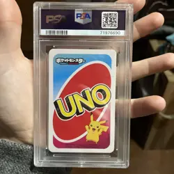 2020 Uno Pokemon SNORLAX JPN Back- Wild- Traffic PSA NM 6 - Image 2