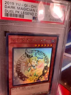2019 YU-GI-OH! JPN DP23-DUELIST PACK: LEGEND DUELIST 6 DARK MAGICIAN GIRL PSA 10 - Image 2
