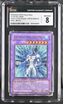 Elemental Hero Aqua Neos POTD-EN031K Mail-in Yu-gi-oh! CGC 8 Nm/mint *019 - Image 1