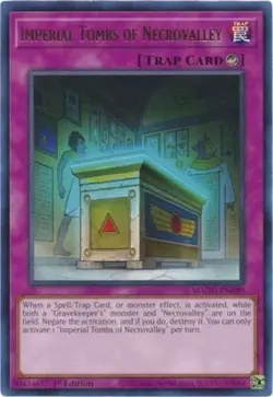 x3 Imperial Tombs of Necrovalley - MAGO-EN089 - Rare - 1st Edition Yu-Gi-Oh! M/N - Image 1