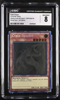 Cyber Dragon GFP2-EN178 1st Edition Yu-gi-oh! CGC 8 Nm/mint *011 - Image 1