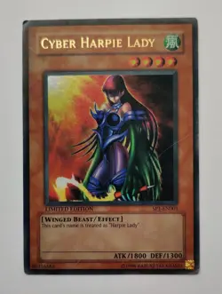 Cyber Harpie Lady SP1-EN001 Limited Edition Winged Beast Effect Yu-Gi-Oh! - Image 1