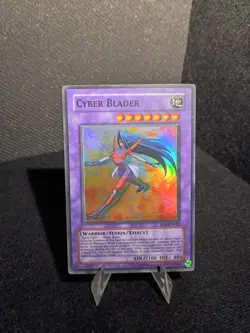 Cyber Blader - EEN-EN032 Super Rare Unlimited Yu-Gi-Oh Tcg HEAVY PLAY - Image 1