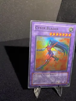 Cyber Blader - EEN-EN032 Super Rare Unlimited Yu-Gi-Oh Tcg HEAVY PLAY - Image 3