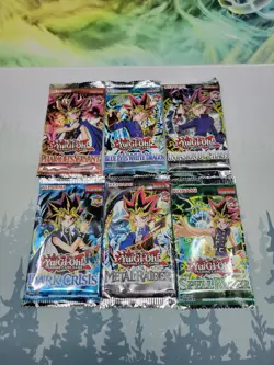 YUGIOH 6x Legendary Collection Booster Pack 25th Anniversary LOB MRD SRL PSV DCR - Image 1