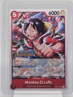 Monkey D.Luffy (Tournament Pack Vol. 5) ST01-012 SR One Piece Promo Cards LP - Image 1