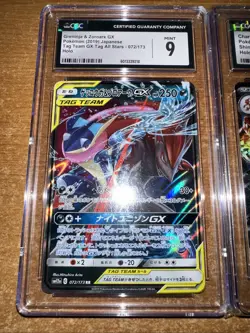 CGC 10 Charizard ex 115/190 Shiny Treasure ex & Greninja Gx Tag Pokemon Cards X2 - Image 2