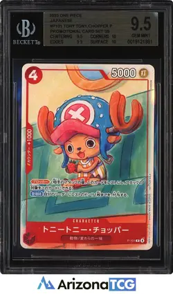 One Piece 2025 Tony Tony Chopper P-101 Promo Card Set '25 Japanese BGS 9.5 - Image 1
