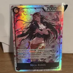 Nico Robin OP12-087 SR ONE PIECE Card Game NM Black - Image 1