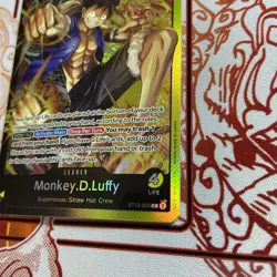 One Piece CCG - Monkey.D.Luffy ST13-003 L - Near Mint - Image 4