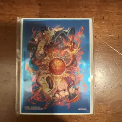 One Piece DEVIL FRUITS COLLECTION VOL. 2 Ace & Sabo 10-Count Sleeves Pack - Image 1