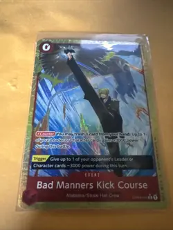 One Piece TCG Bad Manners Kick Course (Alternate Art) OP04-016 PRB02 - Image 1