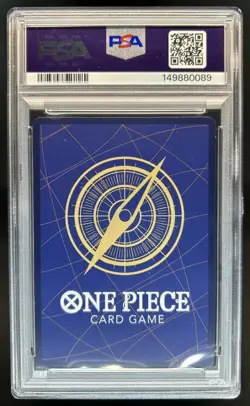 2024 One Piece OP08 EN Silvers Rayleigh Manga Alternate Art #OP08-118 PSA 9 MINT - Image 2