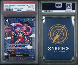 2026 ONE PIECE THE AZURE SEA'S SEVEN SPECIAL ALT ART #093 PERONA PSA 10 - Image 3