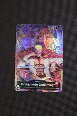 One Piece TCG Donquixote Doflamingo Leader (Alternate Art) OP04-019 NM ENGLISH - Image 1