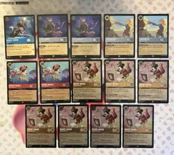 LOT OF 14 LORCANA MIXED LOT OF FOIL PROMO - Image 1