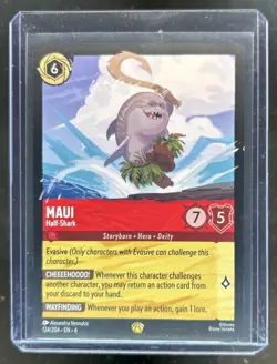 2024 Disney Lorcana TCG: Azurite Sea Maui - Half-Shark #124/204 - Image 1