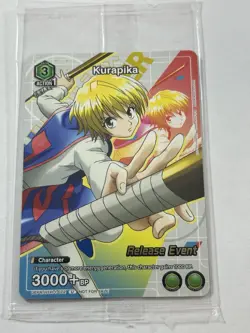 Union Arena Kurapika Pre Release Event Promo UEPR/HTR-1-072 Sealed Hunter X Hunt - Image 1