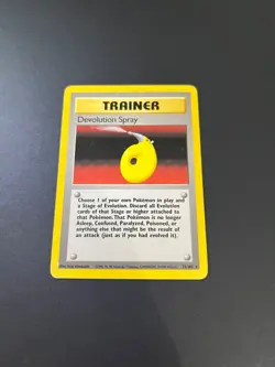 Pokemon TCG Devolution Spray Base Set 72/102 Regular Rare Pokemon Trading Card - Image 3